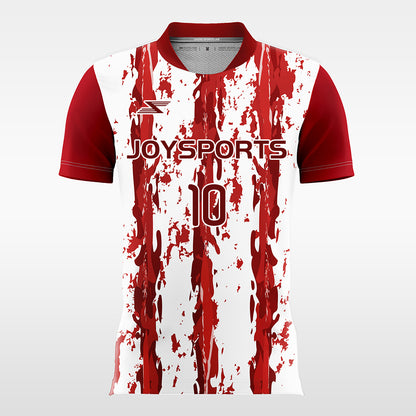 Crimson-Lotus-Men’s Sublimated Football Jersey