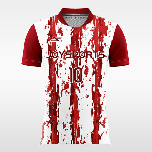 Crimson-Lotus-Men’s Sublimated Football Jersey