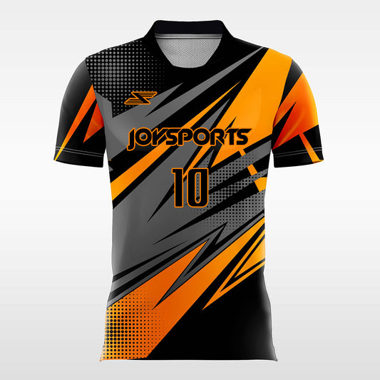 Meteor-Shower-Customized Men's Sublimated Football Jersey