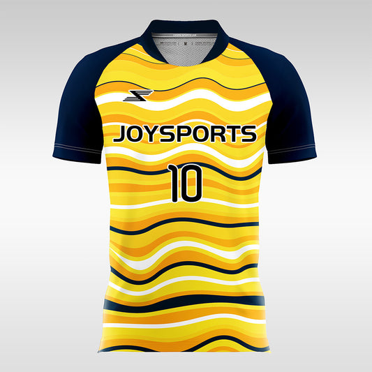 Fluids-Customized Men's Sublimated Football Jersey