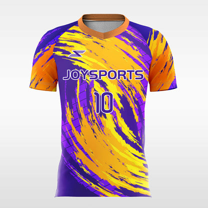 Purpleclear-Customized Men's Sublimated Football Jersey
