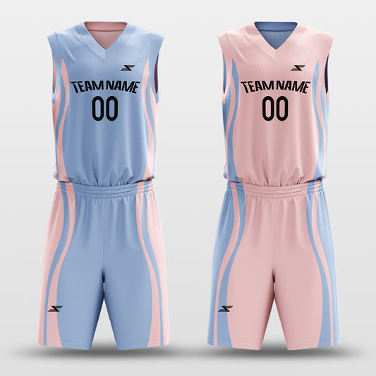 CLASSIC28 - Customized Reversible Sublimated Basketball Set