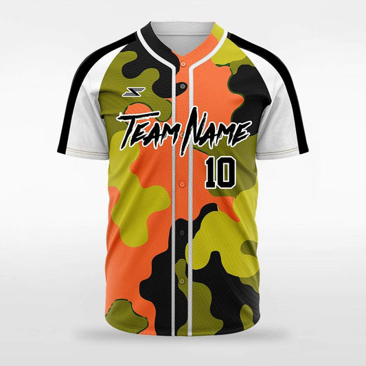 Ocha - Customized Men's Sublimated Full-Button Baseball Jersey