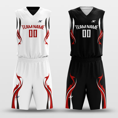 Shadowflame - Customized Reversible Sublimated Basketball Set