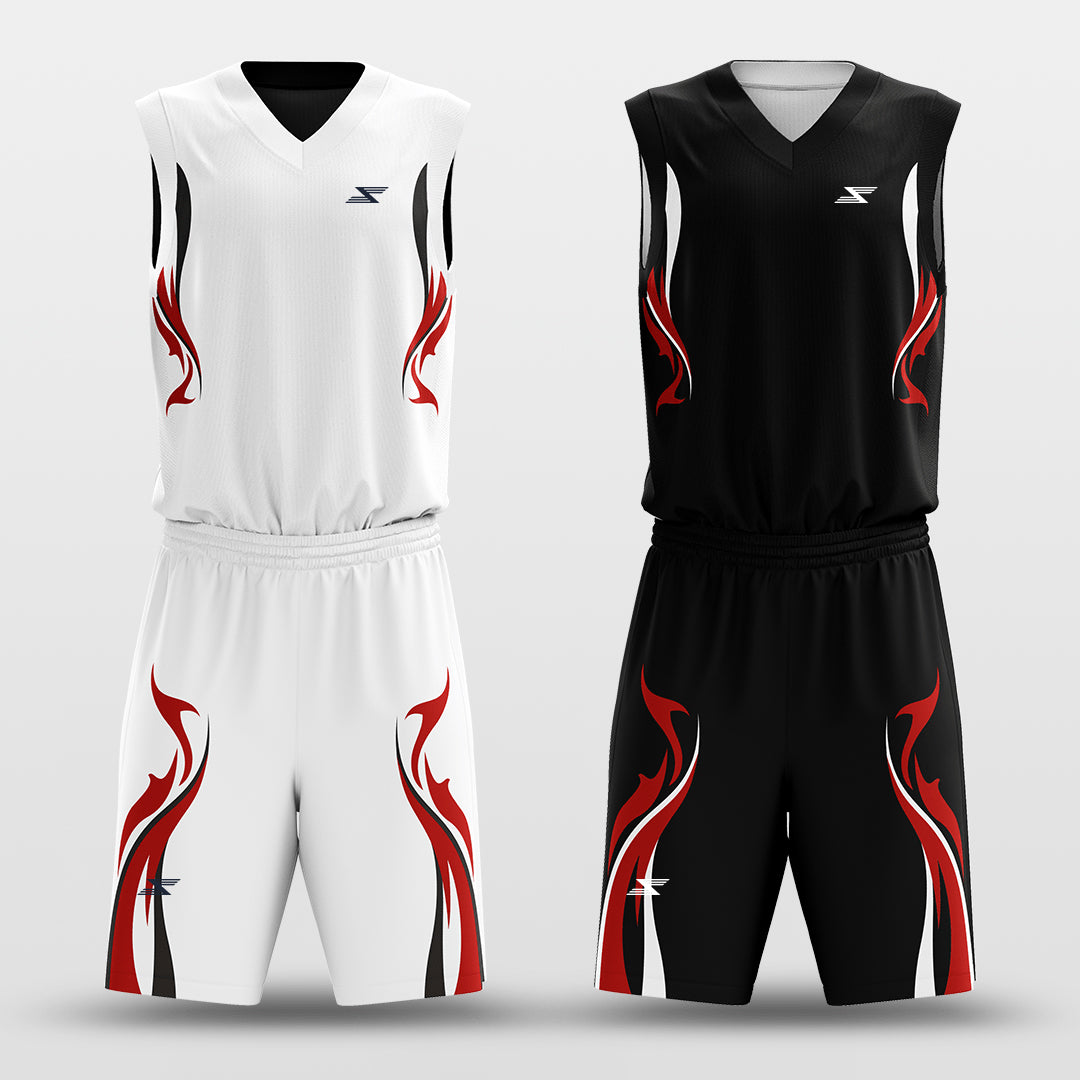 Shadowflame - Customized Reversible Sublimated Basketball Set