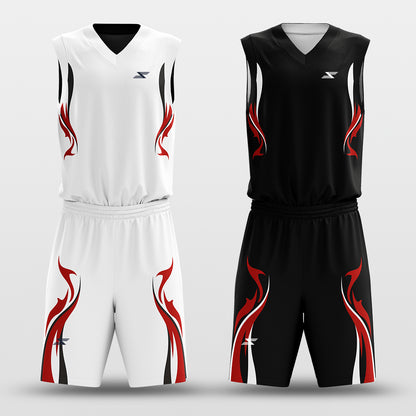 Shadowflame - Customized Reversible Sublimated Basketball Set