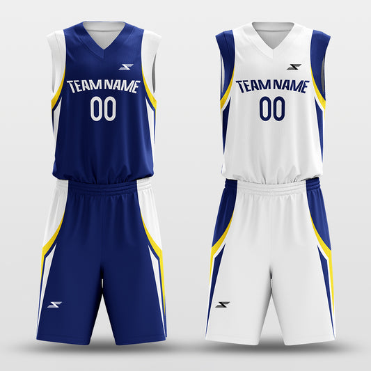 CLASSIC29 - Customized Reversible Sublimated Basketball Set