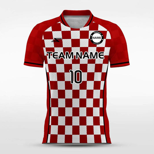 Cardinal-Men’s Sublimated Football Jersey