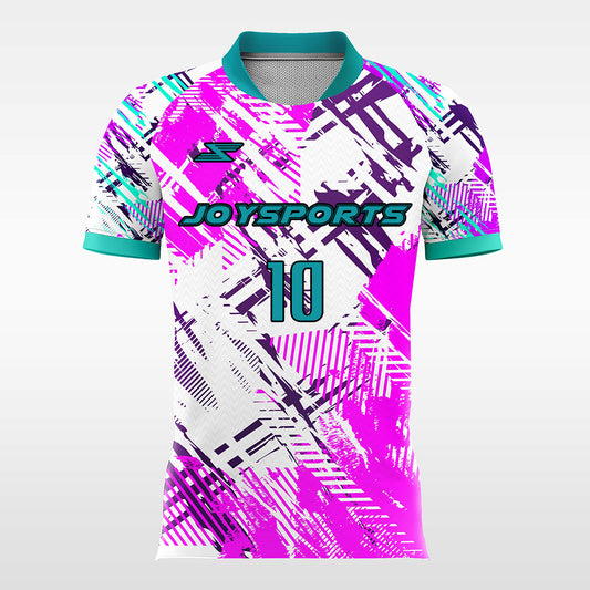 Light-Purple-Customized Men's Sublimated Football Jersey