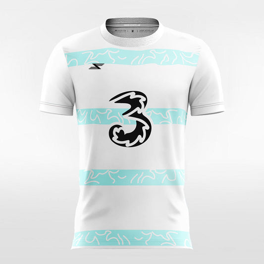 Sea Wave - Customized Men's Sublimated Football Jersey