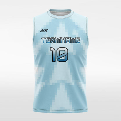 Mosaic - Customized Men's Sublimated Sleeveless Football Jersey