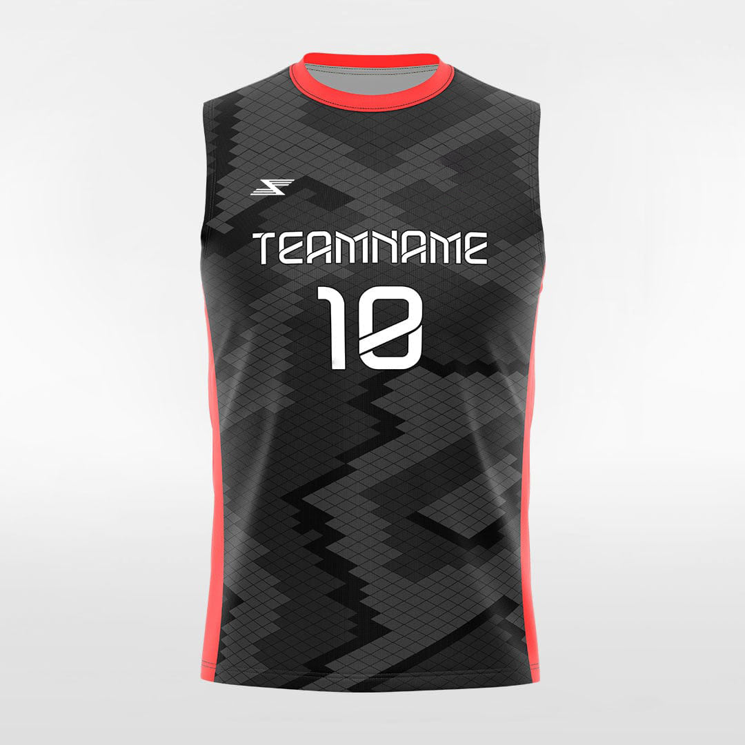Mosaic Camouflage - Customized Men's Sublimated Sleeveless Football Jersey