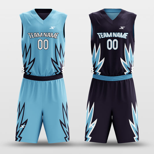 Feather - Customized Reversible Sublimated Basketball Set
