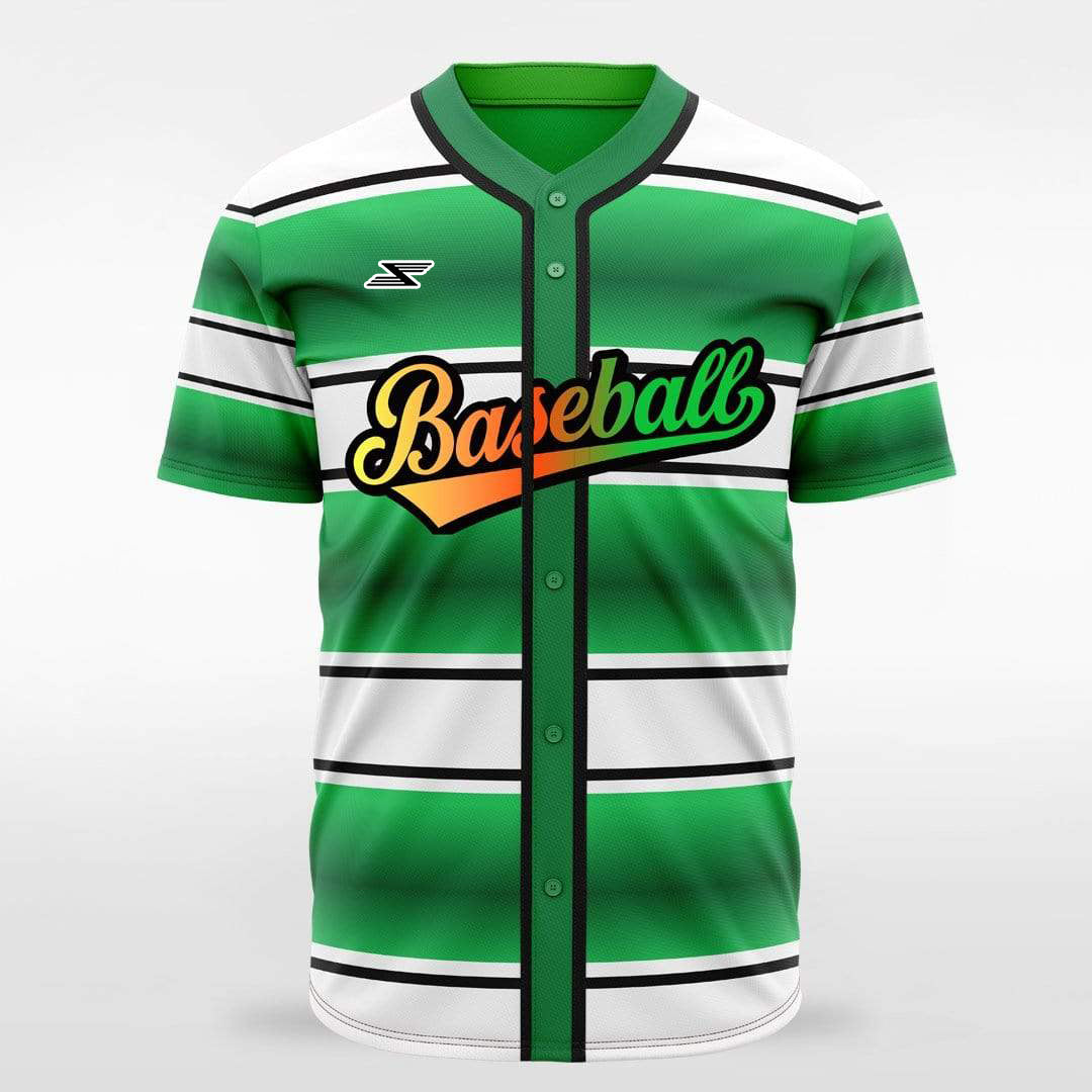 Tropical - Customized Men's Sublimated Full-Button Baseball Jersey