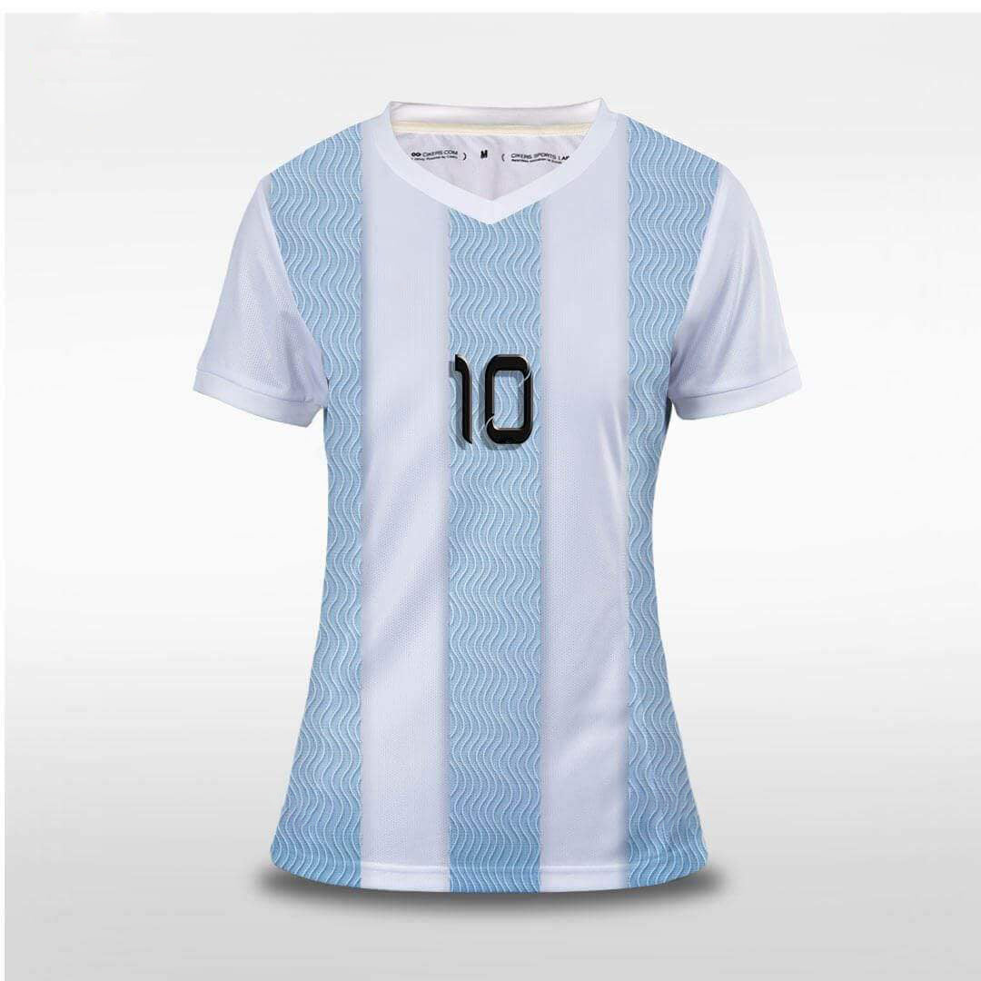 Hand of God - Customized Women's Sublimated Football Jersey