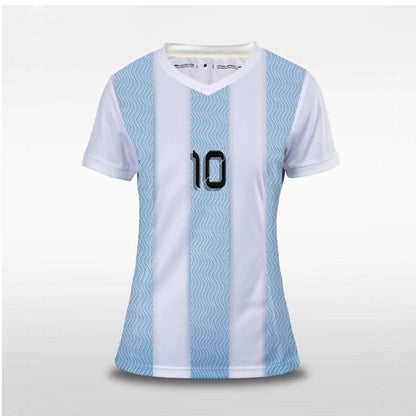 Hand of God - Customized Women's Sublimated Football Jersey