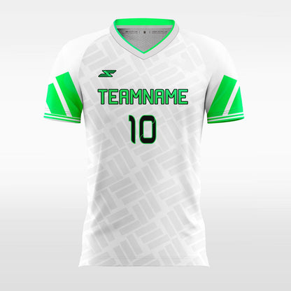 Tetris - Customized Men's Sublimated Football Jersey -Fluorescent