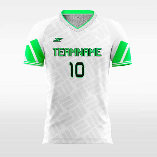Tetris - Customized Men's Sublimated Football Jersey -Fluorescent