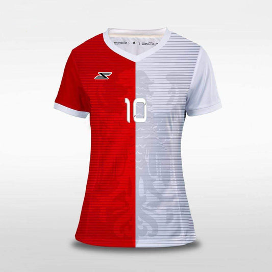 Face Off - Customized Women's Sublimated Football Jersey