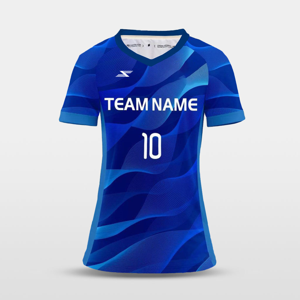 Streamer - Customized Women's Sublimated Football Jersey