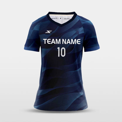Streamer - Customized Women's Sublimated Football Jersey