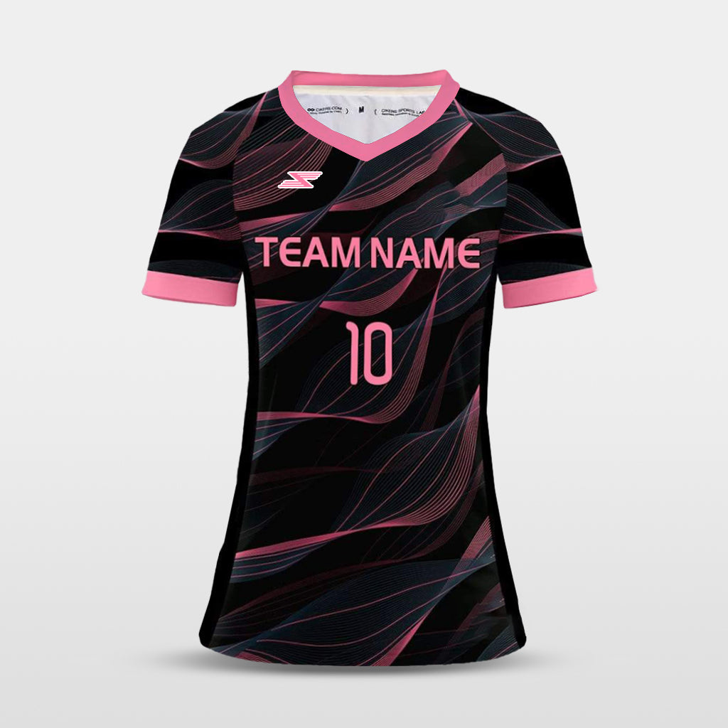 Streamer - Customized Women's Sublimated Football Jersey