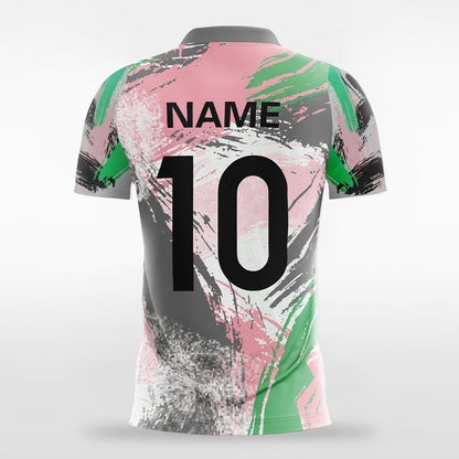 Pop-Camouflage5-Customized Men's Sublimated Football Jersey