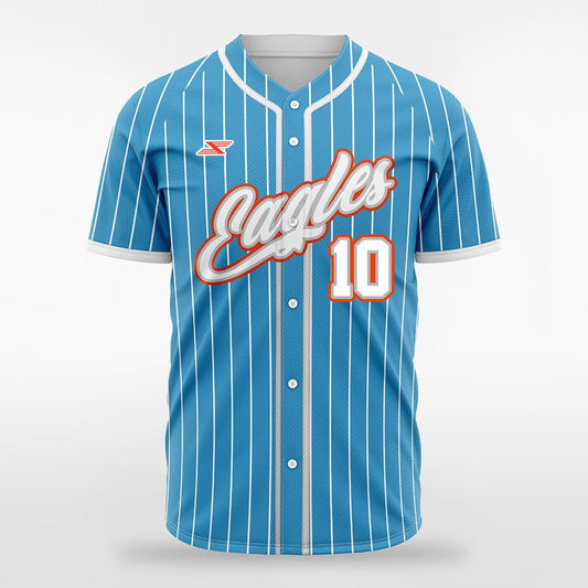 Chivalry - Customized Men's Sublimated Full-Button Baseball Jersey
