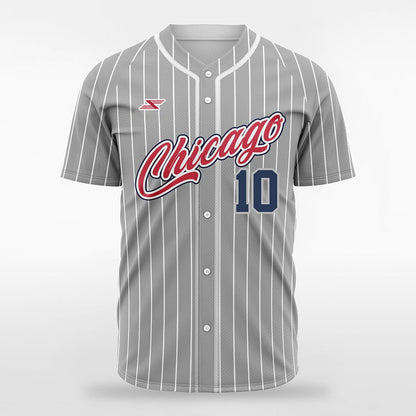 Chivalry - Customized Men's Sublimated Full-Button Baseball Jersey