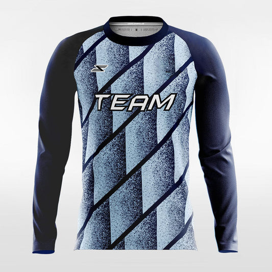 Roll Film - Customized Men's Sublimated Long Sleeve Football Jersey