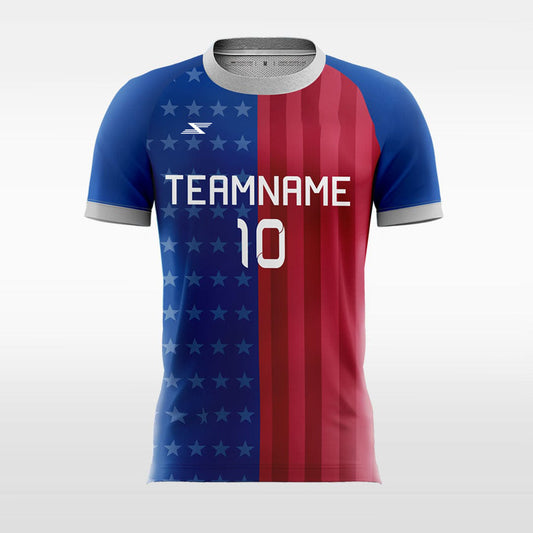 Double Faced 4 - Customized Men's Sublimated Football Jersey