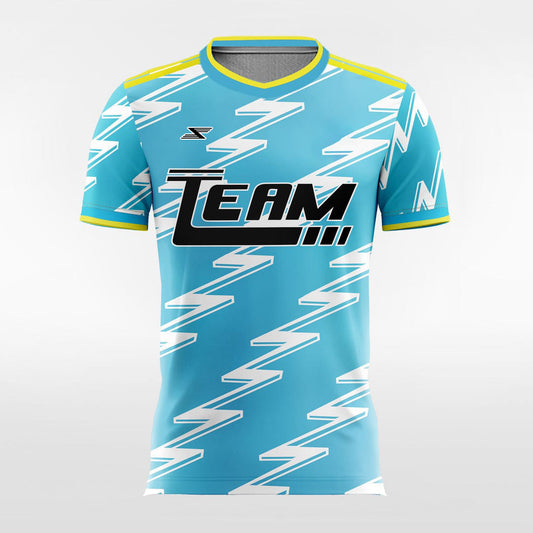 Water Ripple - Customized Men's Sublimated Football Jersey