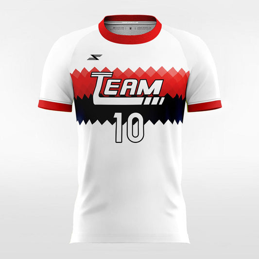 Coral - Customized Men's Sublimated Football Jersey