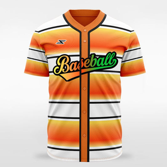 Tropical - Customized Men's Sublimated Full-Button Baseball Jersey