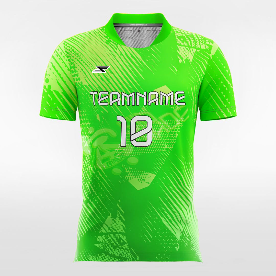 Tiger - Customized Men's Fluorescent Sublimated Football Jersey
