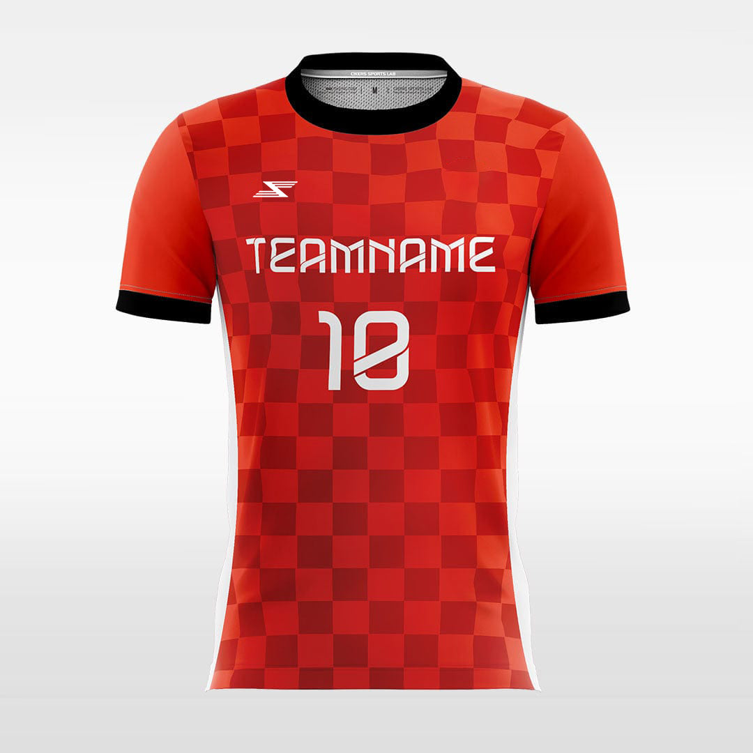 Checkerboard - Customized Men's Sublimated Football Jersey