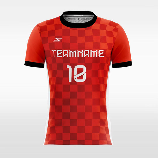 Checkerboard - Customized Men's Sublimated Football Jersey