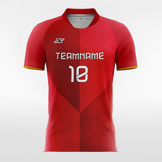 Red Heart - Customized Men's Sublimated Football Jersey