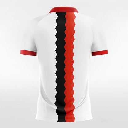 Coral - Customized Men's Sublimated Football Jersey