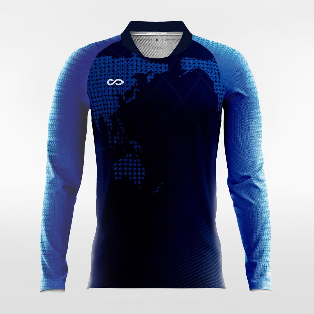 Terra Firma - Customized Men's Sublimated Long Sleeve Football Jersey