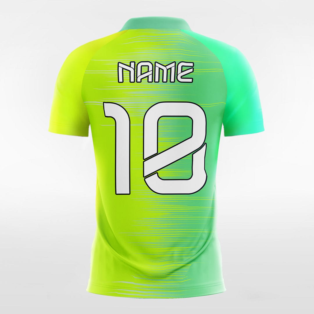 Afterimage - Customized Men's Fluorescent Sublimated Football Jersey