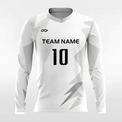 Light and Shadow ¢ñ - Customized Men's Sublimated Long Sleeve Football Jersey