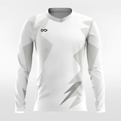 Light and Shadow ¢ñ - Customized Men's Sublimated Long Sleeve Football Jersey