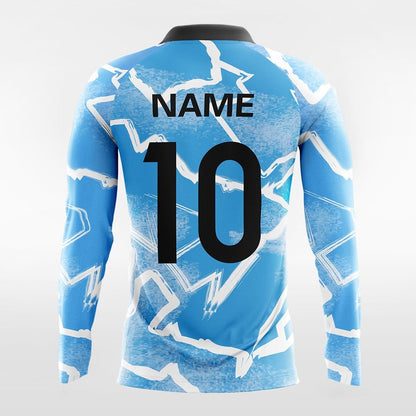 Pop Camouflage 4 - Customized Men's Sublimated Long Sleeve Football Jersey