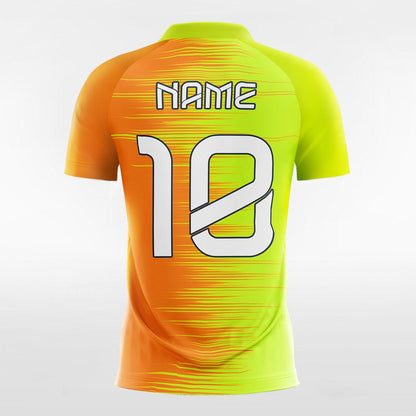 Afterimage - Customized Men's Fluorescent Sublimated Football Jersey