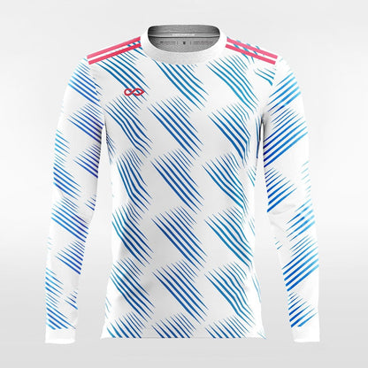 Retro ¢ñ - Customized Men's Sublimated Long Sleeve Football Jersey