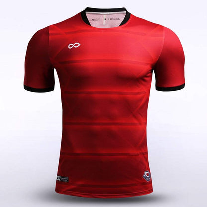 Fortified Parallel - Customized Men's Sublimated Football Jersey