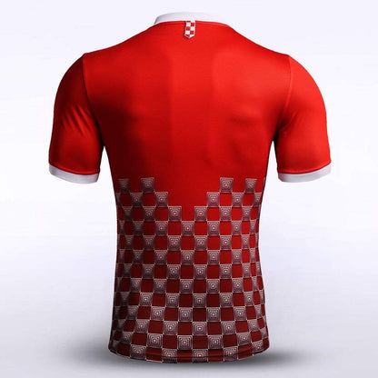 Checker - Customized Men's Sublimated Football Jersey