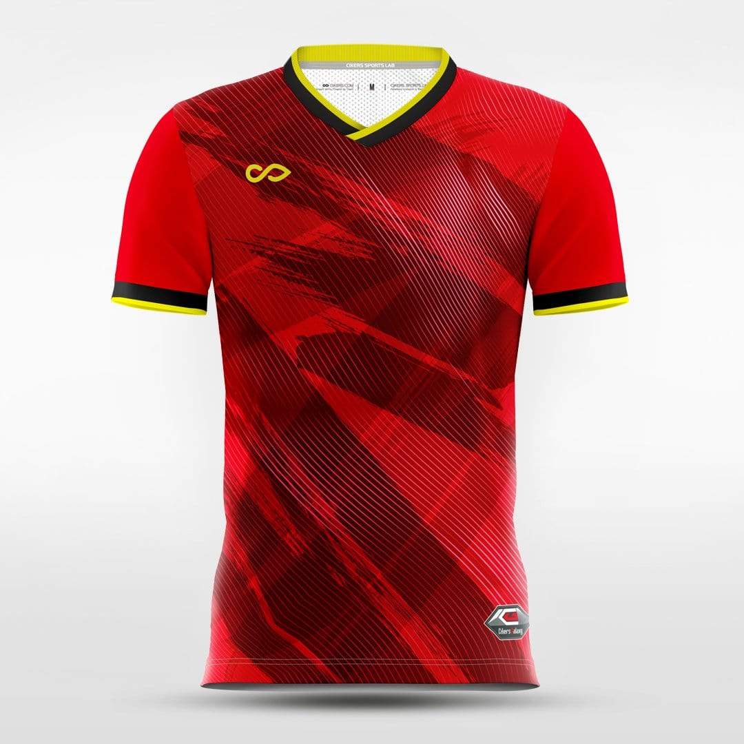 Team Belgium - Customized Men's Sublimated Soccer  Jersey