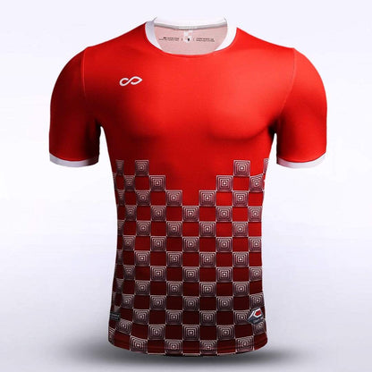 Checker - Customized Men's Sublimated Football Jersey